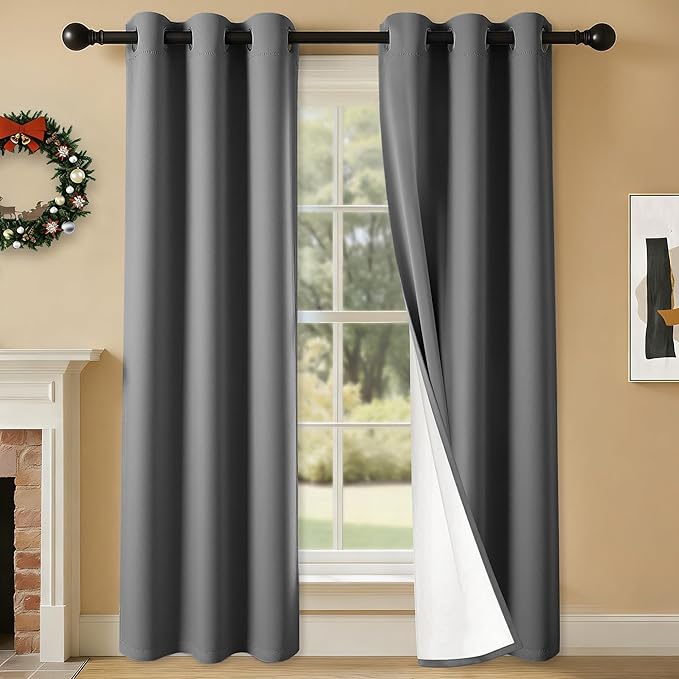 100% Blackout Curtains 72 Inch Length by Unknown