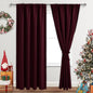 JIUZHEN Christmas Blackout Curtains by JIUZHEN