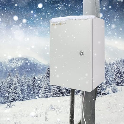 Outdoor Electrical Box, Steel Junction Box 16 x 12 x 8'', NEMA 4X Electrical - Image 5