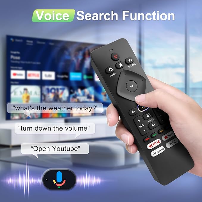 Voice Remote Control for Philips-TV-Remote-Replacement, for Philips Google - Image 4