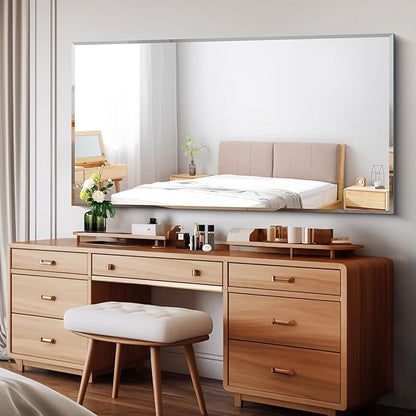 CILIBER Beveled Bathroom Mirror, 30x60 Large Frameless Mirrors - Image 2