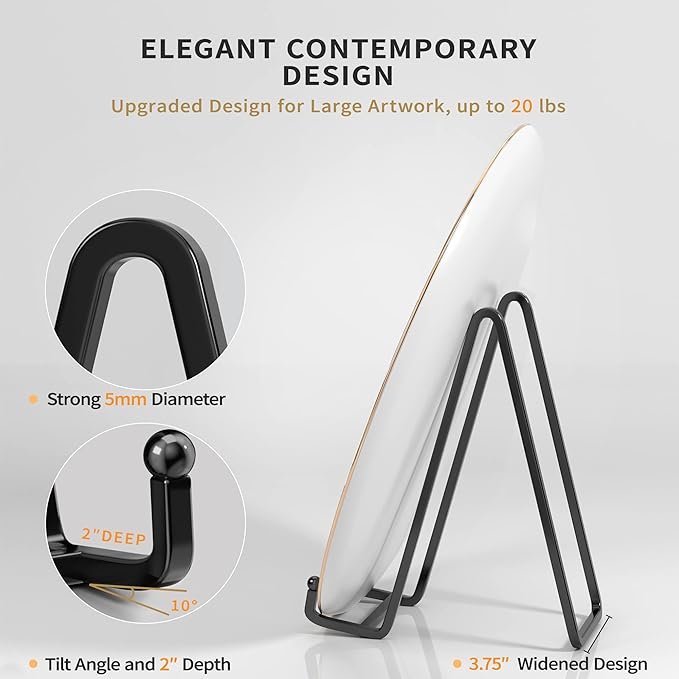 IPAME 8 Inch Large Plate Stands - Image 2