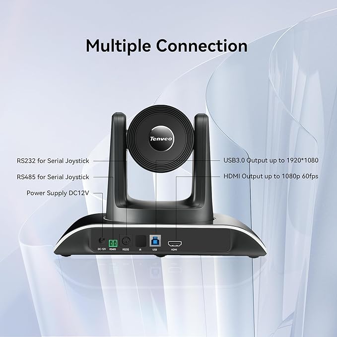 Tenveo All-in-One Conference System 3X Optical Zoom PTZ Camera and MagiCall - Image 8