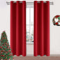 DWCN Red Blackout Curtains for Living Room, Christmas Curtain 84 Inch Length by DWCN