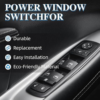 WUANGKI Power Control Window Switch | Front Driver Side | 8+3 Pins | Compatible - Image 8