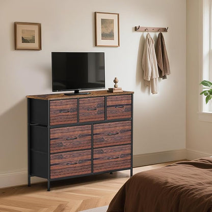 Dresser for Bedroom with 7 Drawers, Chest of Drawers, Storage Drawers Organizer - Image 2