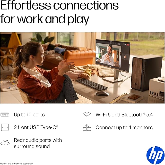 HP 2025 OmniDesk M03 Premium Business Next Gen AI Desktop Computer Intel Core - Image 6