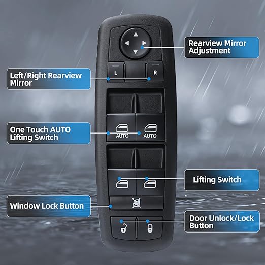WUANGKI Power Window Switch Front Driver Side | 9+3 Pins | Compatible - Image 7