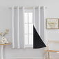 Anytime 100% Blackout Curtain 2 Panels Set, Thermal Insulated Window Drapes by Anytime
