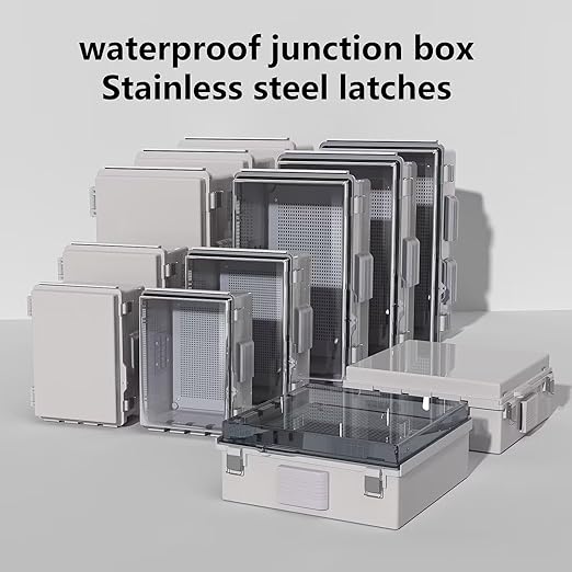 Electrical Junction Box, Ventilated Design, Cable Grommets, Indoor/Outdoor Use - Image 8