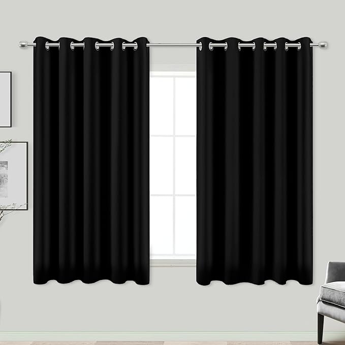 KOUFALL Short Blackout Curtains by KOUFALL