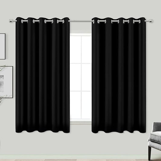KOUFALL Short Blackout Curtains by KOUFALL