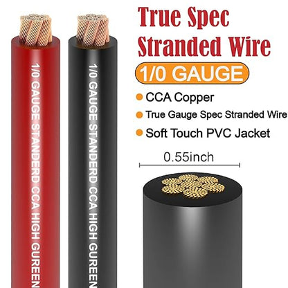 1/0 Gauge Wire Copper Clad Aluminum CCA Primary Automotive Wire, Battery Cable - Image 4