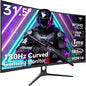 KTC 32 Inch Curved Gaming Monitor, 2K 180Hz Computer Monitor, QHD 1500R PC by KTC