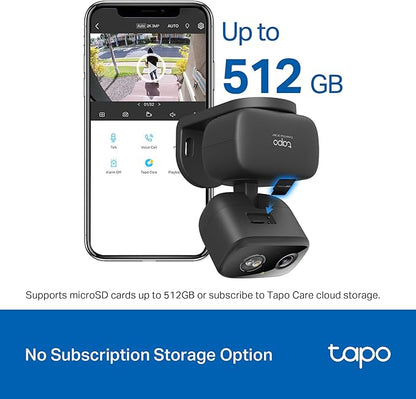 Tapo 2K Indoor/Outdoor Pan/Tilt Wired Security Camera - Image 8