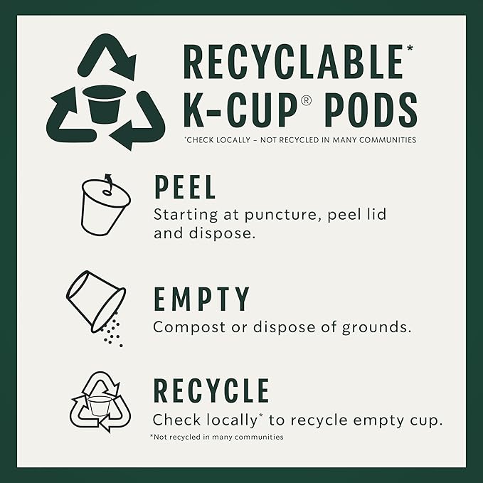 Starbucks K-Cup Coffee Pods, Medium Roast Hot or Iced Coffee, Pike Place Roast - Image 6