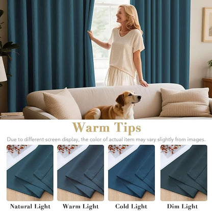 H.VERSAILTEX Premium Blackout Thermal Insulated Room Darkening Curtains - Image 6
