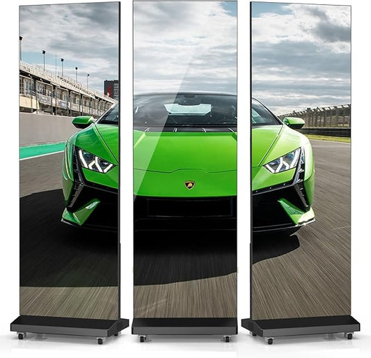 JASZDOT 80" Seamless Splicing LED Display, Foldable Poster Screen by JASZDOT