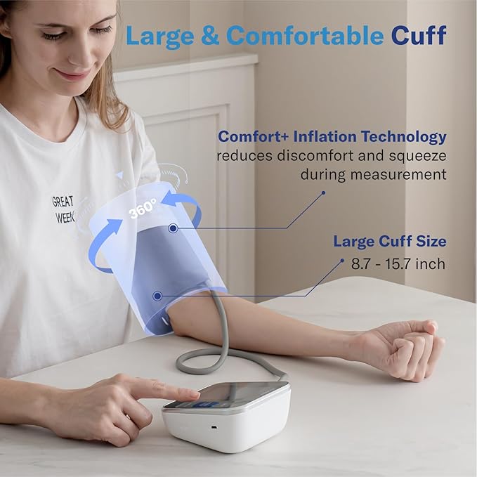 Alcedo Blood Pressure Monitor for Home Use, Automatic Digital BP Machine - Image 7