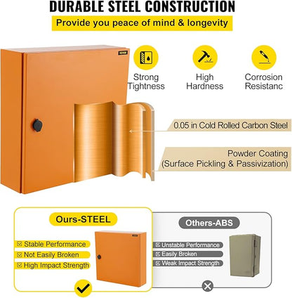VEVOR Electrical Enclosure, NEMA 4 Outdoor Enclosure, IP65 Waterproof & - Image 3