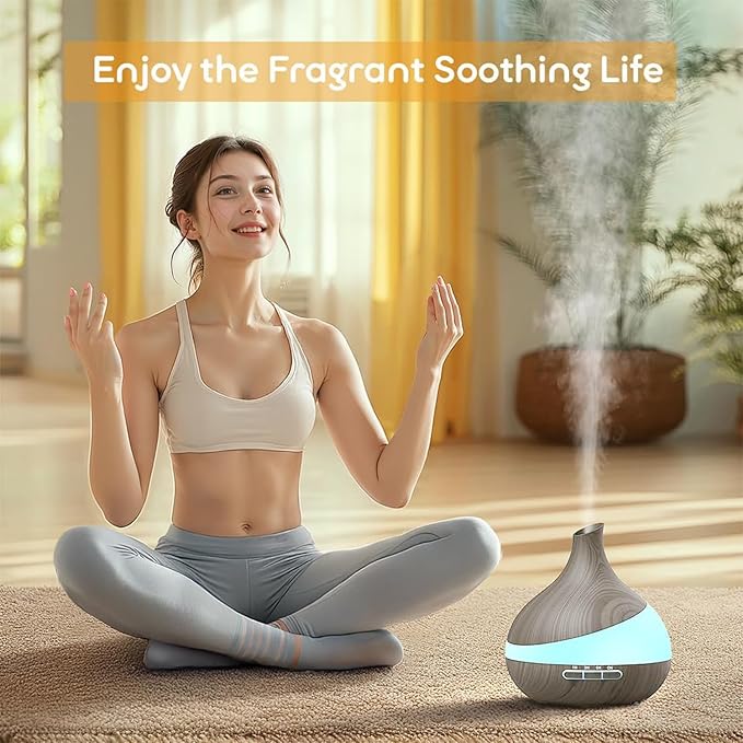 500ML Essential Oil Diffuser: Aroma Diffuser - Image 6