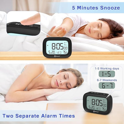 Geevon Small Travel Alarm Clock, Digital Alarm Clocks - Image 3