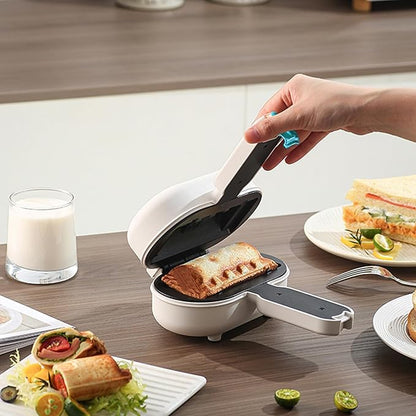 Mini Sandwich Maker, Portable Nonstick Electric Hot Sandwich Maker, 1200W - Image 6