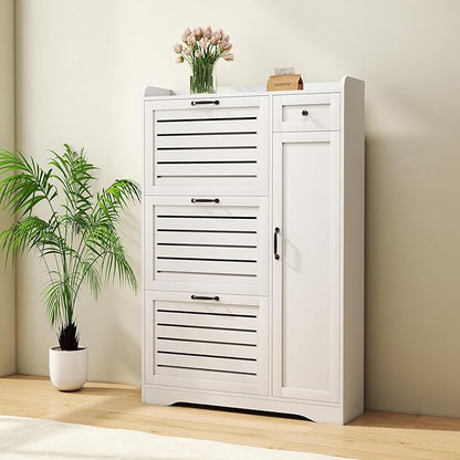 Narrow Shoe Storage Cabinet - Image 8