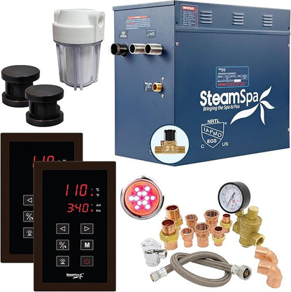 SteamSpa Executive 12 KW QuickStart ACU-Steam Bath Generator Package by SteamSpa
