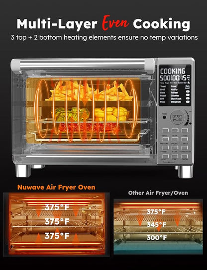 Nuwave Bravo XL Pro Air Fryer Toaster Oven - Image 4