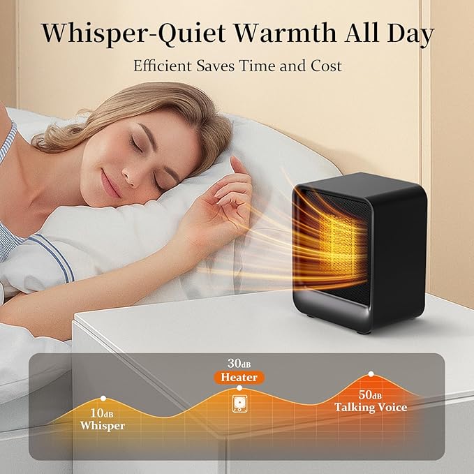 Lerat Space Heater, Portable Mini Heater - Image 6