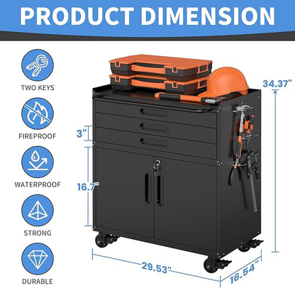 Metal Garage Storage Cabinet - Image 3