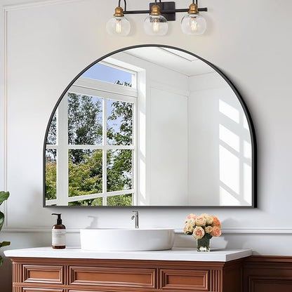 CIRCUMI Arched Wall Mirror, Metal Frame, Large Size - Image 2
