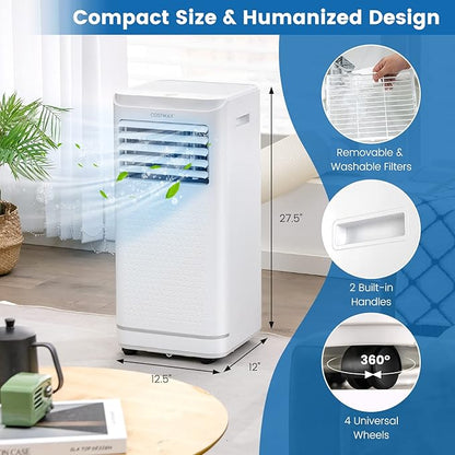 COSTWAY 10000 BTU Portable Air Conditioner, Personal AC Unit - Image 6