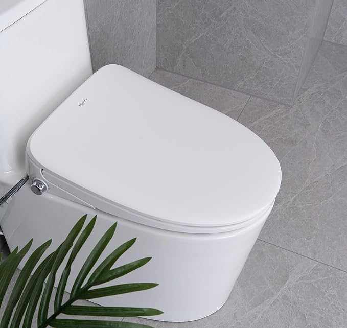 AQUATIZ Elongated Smart Toilet Bidet, Electric Toilet Seat - Image 7