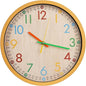 bakbrand Kids Wall Clock Silent Non-Ticking Colorful Childrens Clock Round by BAKBRAND