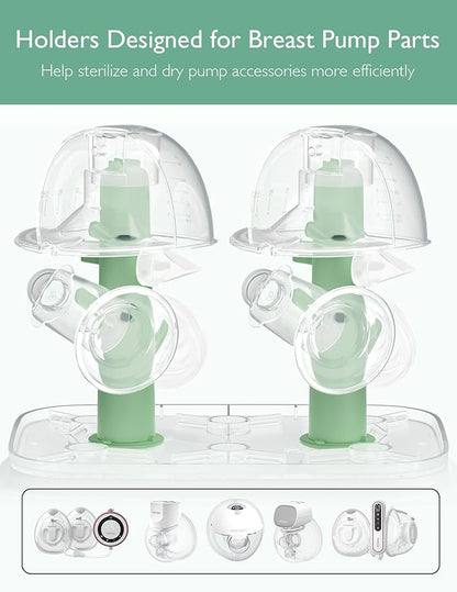 Momcozy 3 Layers Large Bottle Sterilizer and Dryer, Fast Sterilize and Dry - Image 5