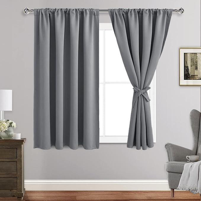 JIUZHEN Blackout Curtains for Bedroom by JIUZHEN