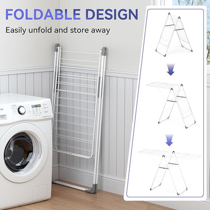 APEXCHASER Clothes Drying Rack, Foldable Oversized Drying Rack Clothing - Image 4