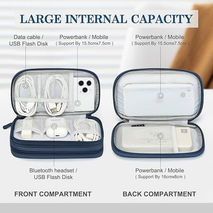 FYY Electronic Organizer, Travel Cable Organizer Bag Pouch Accessories Carry - Image 3
