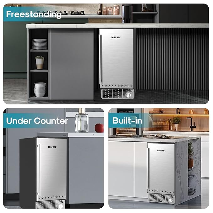 ICEPURE 15" Under Counter Ice Maker - Image 9