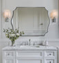 ANDY STAR Chrome Bathroom Mirror, 30x40 Inch Large Polished Chrome Mirror by ANDYSTAR