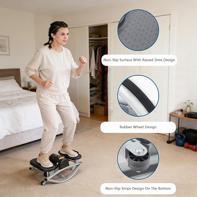 Rock Stepper Step Side-to-Side Lateral Rocking Fitness Stepper - Image 3