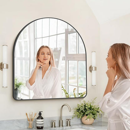 Arched Bathroom Mirror, Wall Mounted Mirror, Living Room, Vertically Hanging - Image 6