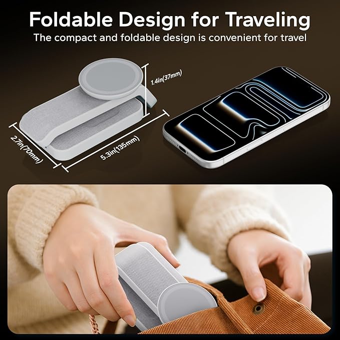 Eazpower 3 in 1 Foldable Wireless Travel Charging Station - Image 3