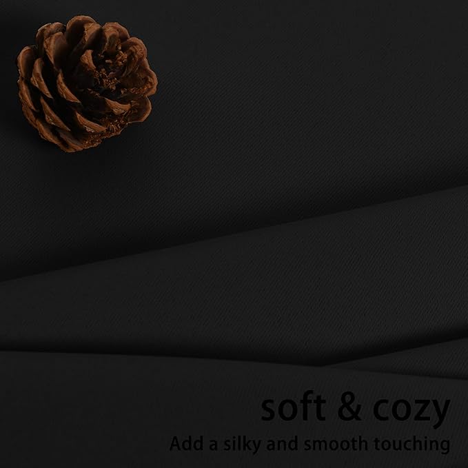 JIUZHEN Black Blackout Curtains - Image 7