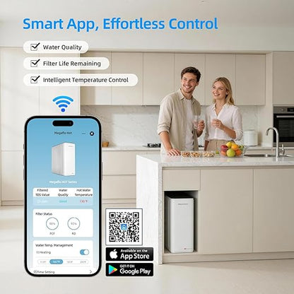 MIZUDO Smart WiFi 800GPD Tankless Reverse Osmosis System, 9 Stage Reverse - Image 3