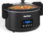 Programmable Slow Cooker with Locking Lid, Portable Multi-Cooker by LightUpLife