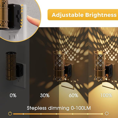 L LOHAS LED Night Light, Dimmable Night Lights Plug into Wall, Vintage - Image 3