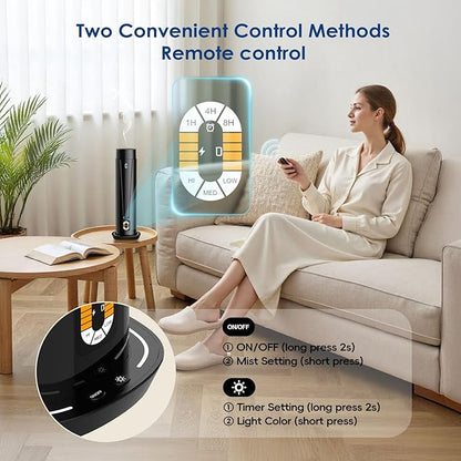 Waterless Scent Diffuser – 1200 Sq Ft Coverage, Essential Oil Diffuser - Image 6